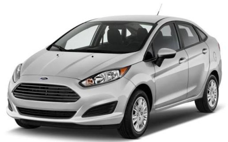 2015 Ford Fiesta · Silver rental vehicle