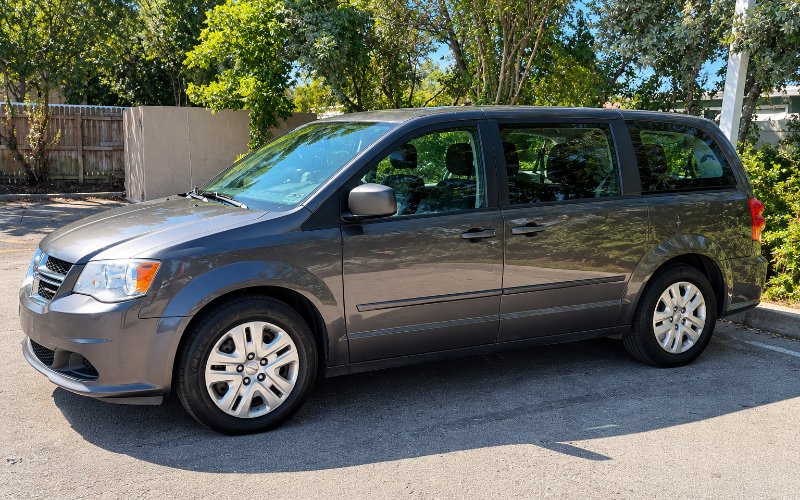 2016 Dodge Grand Caravan · Brown rental vehicle