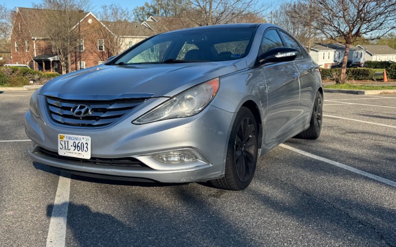 2012 Hyundai Sonata 2.0t · Silver rental vehicle