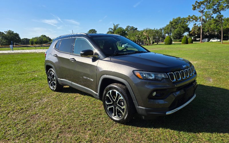 2021 Jeep Compass · Grey rental vehicle